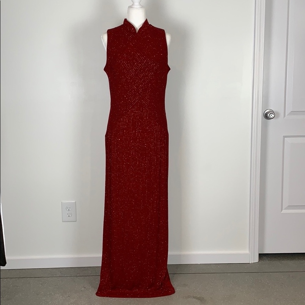 ALEX Evenings Sequined Evening Gown